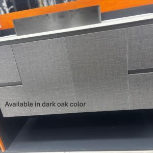 VENICE 1200mm WALL HUNG CABINET ONLY DARK OAK