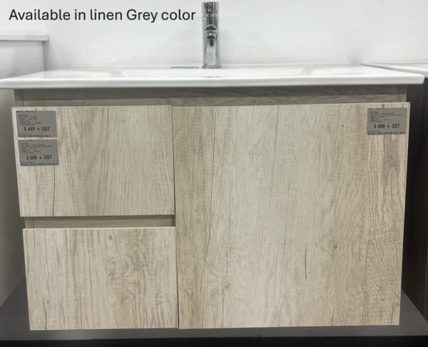 VENICE 750x460mm W/HUNG VANITY LINEN GREY