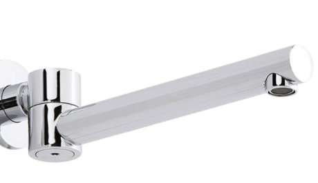 88888888888888888888.png BOSS ROUND SWIVEL BATH SPOUT 250mm CHROME