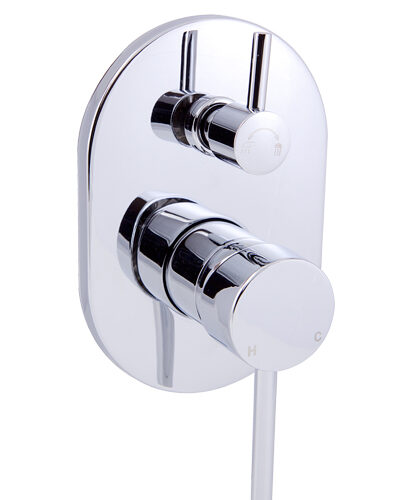 BKM208.jpg RABANA WALL MIXER WITH DIVERTER 35MM