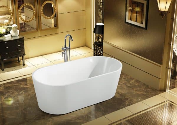 RABANA 1700MM OVAL FREESTANDING BATH