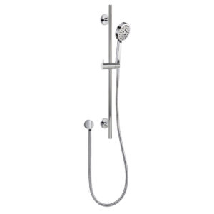 RABANA ROUND SLIDING SHOWER RAIL 3 FUNCTION CHROME