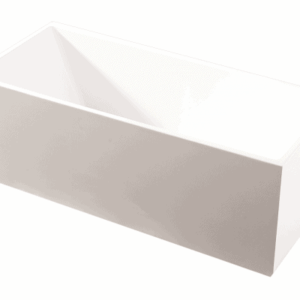 SANTORINI SQUARE 1700MM FREE STANDING BATH WHITE
