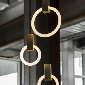 HALO PENDANT 200MM LED 10W 4000K BRONZE