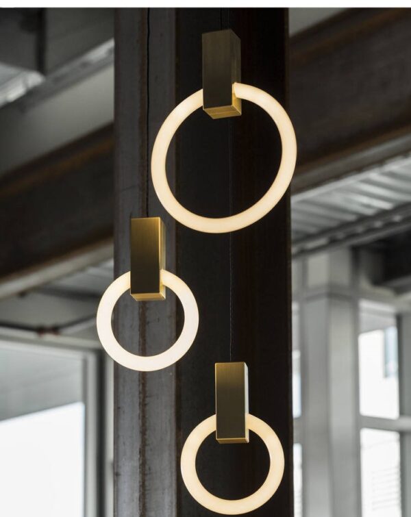 HALO PENDANT 200MM LED 10W 4000K BRONZE