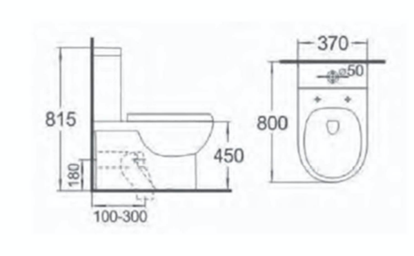 CLASSICO CARE WALL FACED TOILET SUITE