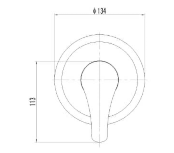 RAVENNA SOLID WALL MIXER 40MM