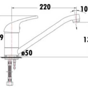 STANDARD SINK MIXER 40MM