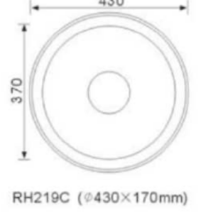 430MM ROUND SINGLE BOWL INSET SINK