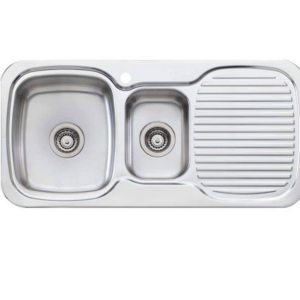1000MM 1.5 BOWL SINK WITH DRAINER L/R