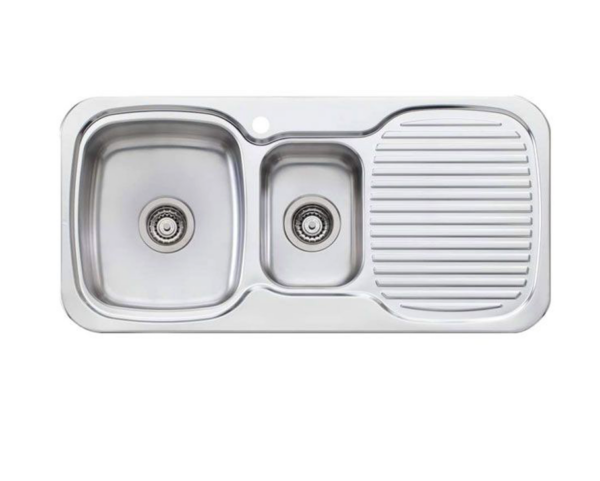 1000MM 1.5 BOWL SINK WITH DRAINER L/R