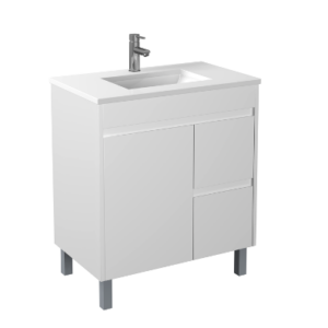MADRID 900MM VANITY ON LEGS 1TH L/R