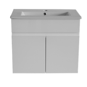 VENICE 600MM WHITE WALL HUNG VANITY 1TH