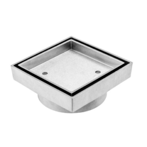SQUARE TILE IN FLOOR WASTE 316 SS 115MM