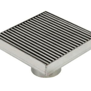 SQUARE WEDGE WIRE FLOOR DRAIN 115MM 316 SS