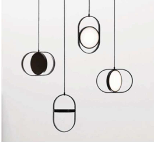 TILT 260MM PENDNANT BLACK