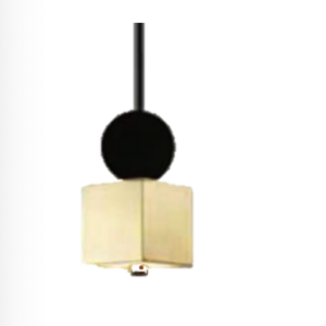 ZOUK 80MM PENDANT BLACK/BRONZE