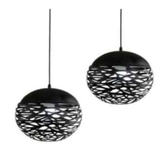 SUNSET PENDANT BLACK 200mm/300mm/400mm