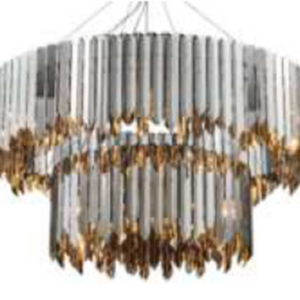 BYBLOS PENDANT 1000MM CHROME 18 LIGHT