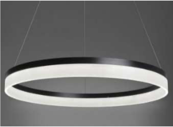 DISC PENDANT BLACK AND WHITE