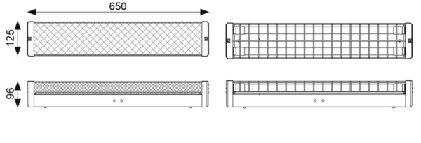 DIFFUSED LED BATTEN 1200MM AND 600MM STANDARD/EMERGENCY/SENSOR