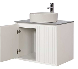 HAWAII 750mm WALL HUNG CABINET ONLY WHITE