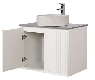HAWAII 750mm WALL HUNG CABINET ONLY WHITE