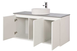 HAWAII 1200mm WALL HUNG CABINET ONLY WHITE