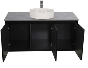 HAWAII 1200mm WALL HUNG CABINET ONLY BLACK