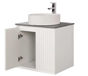 HAWAII 600mm WALL HUNG CABINET ONLY WHITE