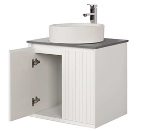 HAWAII 600mm WALL HUNG CABINET ONLY WHITE