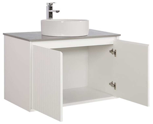 HAWAII 900mm WALL HUNG CABINET ONLY WHITE