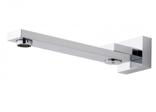BOSS SQUARE SWIVEL BATH SPOUT 250mm CHR