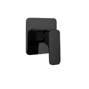 SANTORINI WALL MIXER SQE LEVER 35mm  BLACK