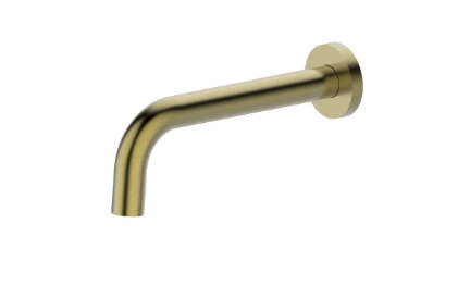 BOSS RAVENNA BATH SPOUT 230mm BRUSH GOLD
