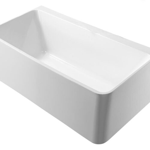 Web_1200x900-Posh-Domaine-Back-to-Wall-Freestanding-Bath-White.jpeg SANTORINI SQUARE 1500MM BACK TO WALL FREE STANDING BATH WHITE