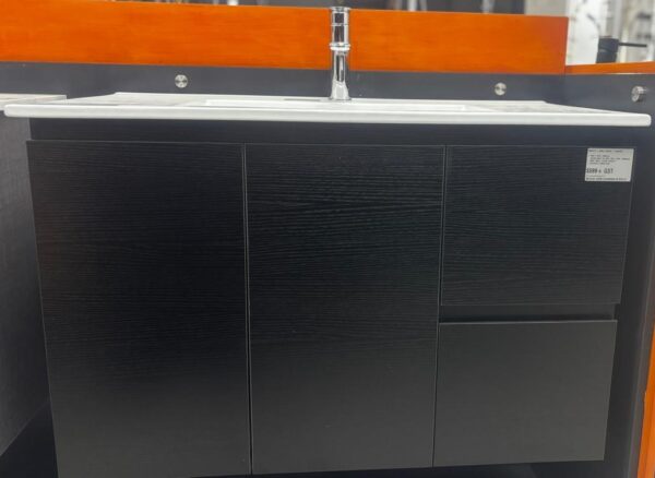 VENICE 1200mm WALL HUNG CABINET ONLY DARK OAK