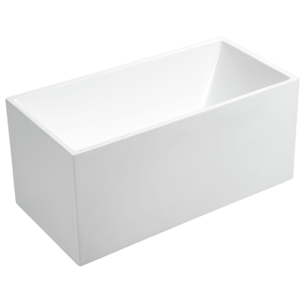 SANTORINI SQUARE 1500MM FREE STANDING BATH WHITE