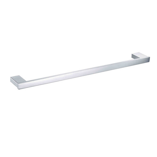 1601-800.jpg Bad und Küche SS Eckig Single Towel Rail 800mm - BK1601-800