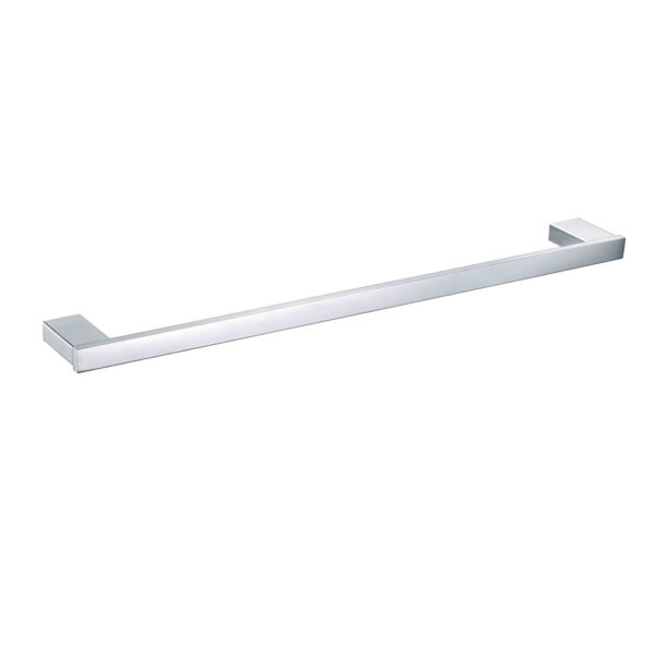 Bad und Küche SS Eckig Single Towel Rail 800mm - BK1601-800