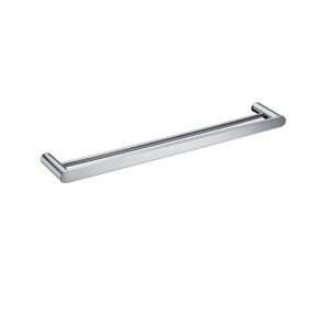 Bad und Küche SS Rund Double Towel Rail 800mm - BK2302-800