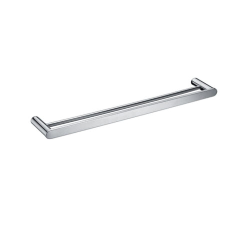 2302.jpg Bad und Küche SS Rund Double Towel Rail 800mm - BK2302-800