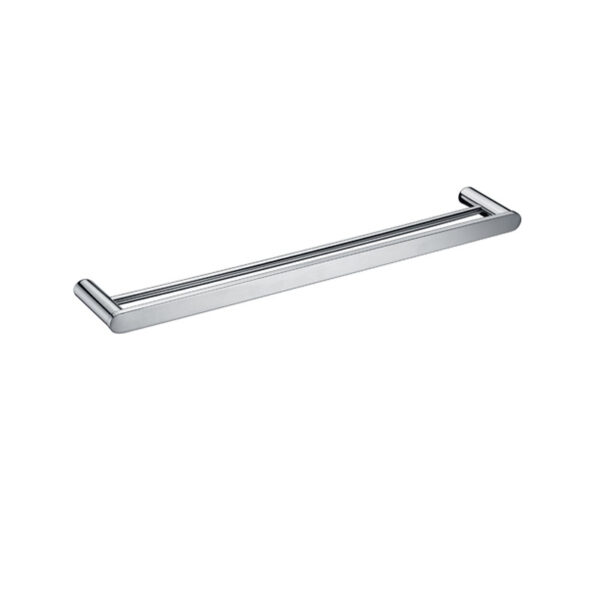 Bad und Küche SS Rund Double Towel Rail 800mm - BK2302-800