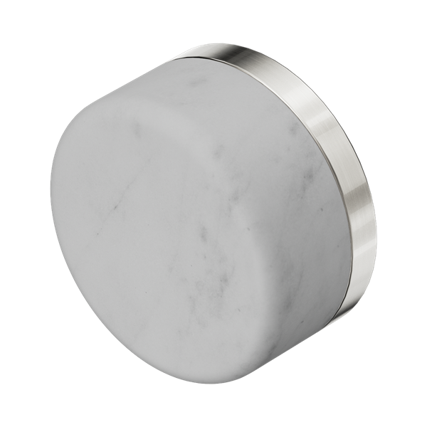 Nero Serenity Carrara Handle Brushed Nickel - 24C005BN