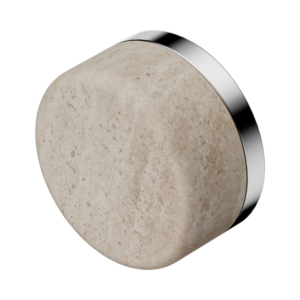 Nero Serenity Rome Travertine Handle Chrome - 24C008CH