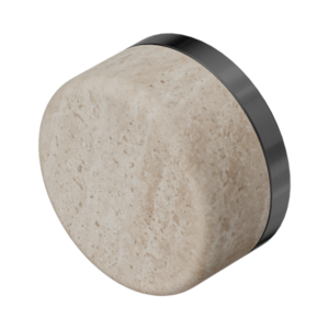 Nero Serenity Rome Travertine Handle Gun Metal - 24C008GM