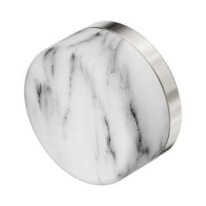 Nero Serenity Arabescato Corchia Handle Brushed Nickel - 24C009BN
