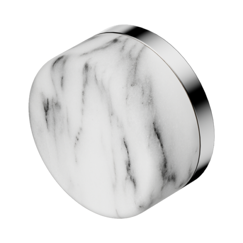 24C009CH-Serenity-Arabescato-Corchia-Handle-Chrome-Thumb.png Nero Serenity Arabescato Corchia Handle Chrome - 24C009CH