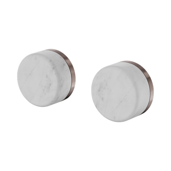 Nero Serenity Wall Top Assembly With Carrara Handle Brushed Bronze - 24D005BZ