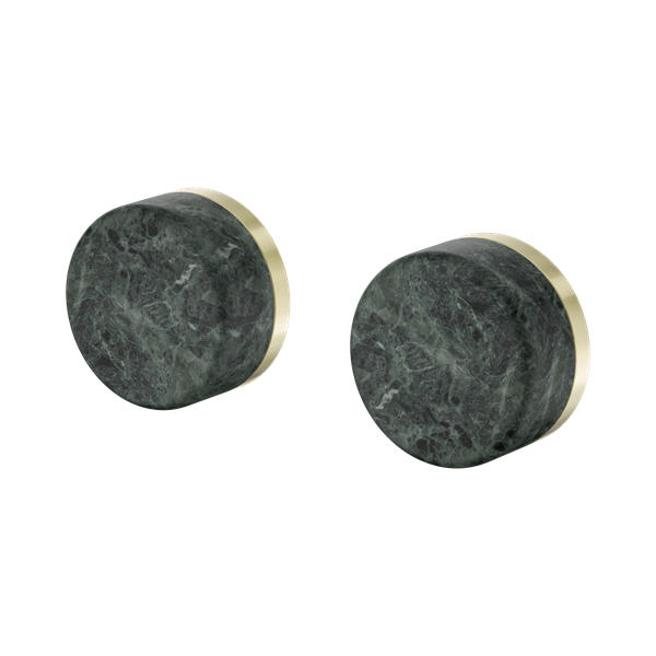 Nero Serenity Wall Top Assembly With Verde Alpi Handle Brushed Gold - 24D006BG
